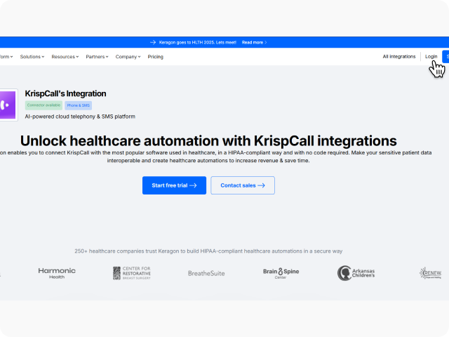A window prompting you to log in to Keragon