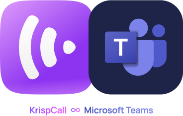 KrispCall X Microsoft Teams img