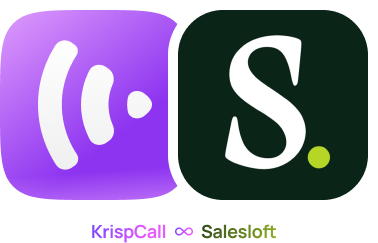 KrispCall x Salesloft desktop