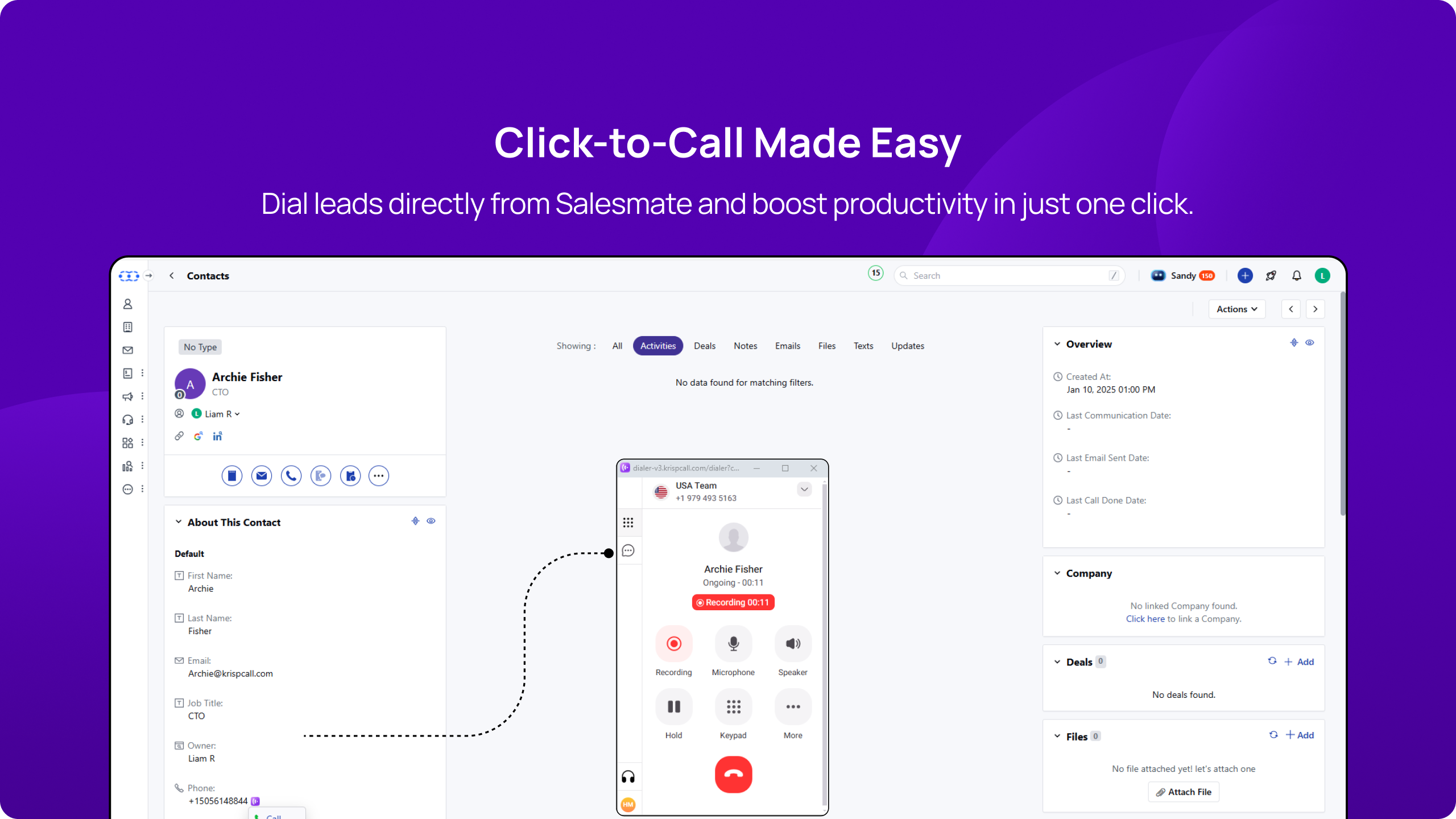 KrispCall-x-Salesmate-desktop-1