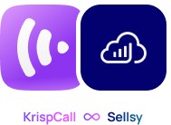 KrispCall x Sellsy mobile