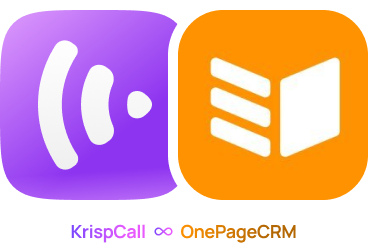 KrispCallxOnePageCRM img