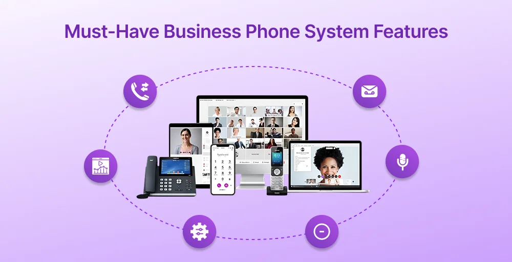 business phone system features