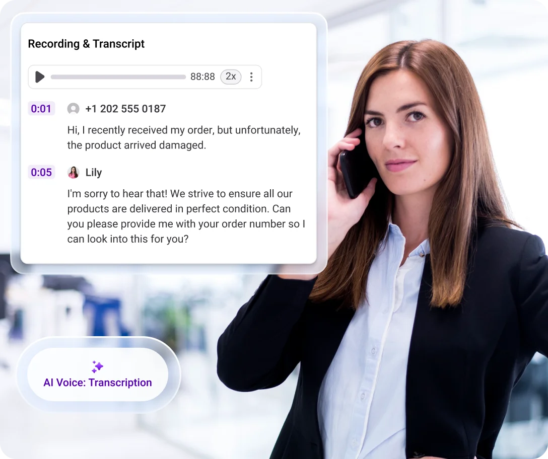 Accurate & Reliable Phone Calls Transcription Software