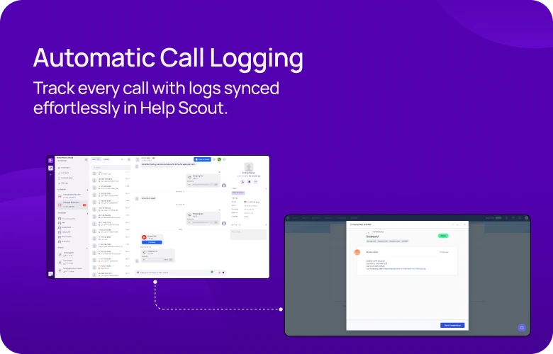 Automatic Call Logging KrispCallxHelp_Scout respo img