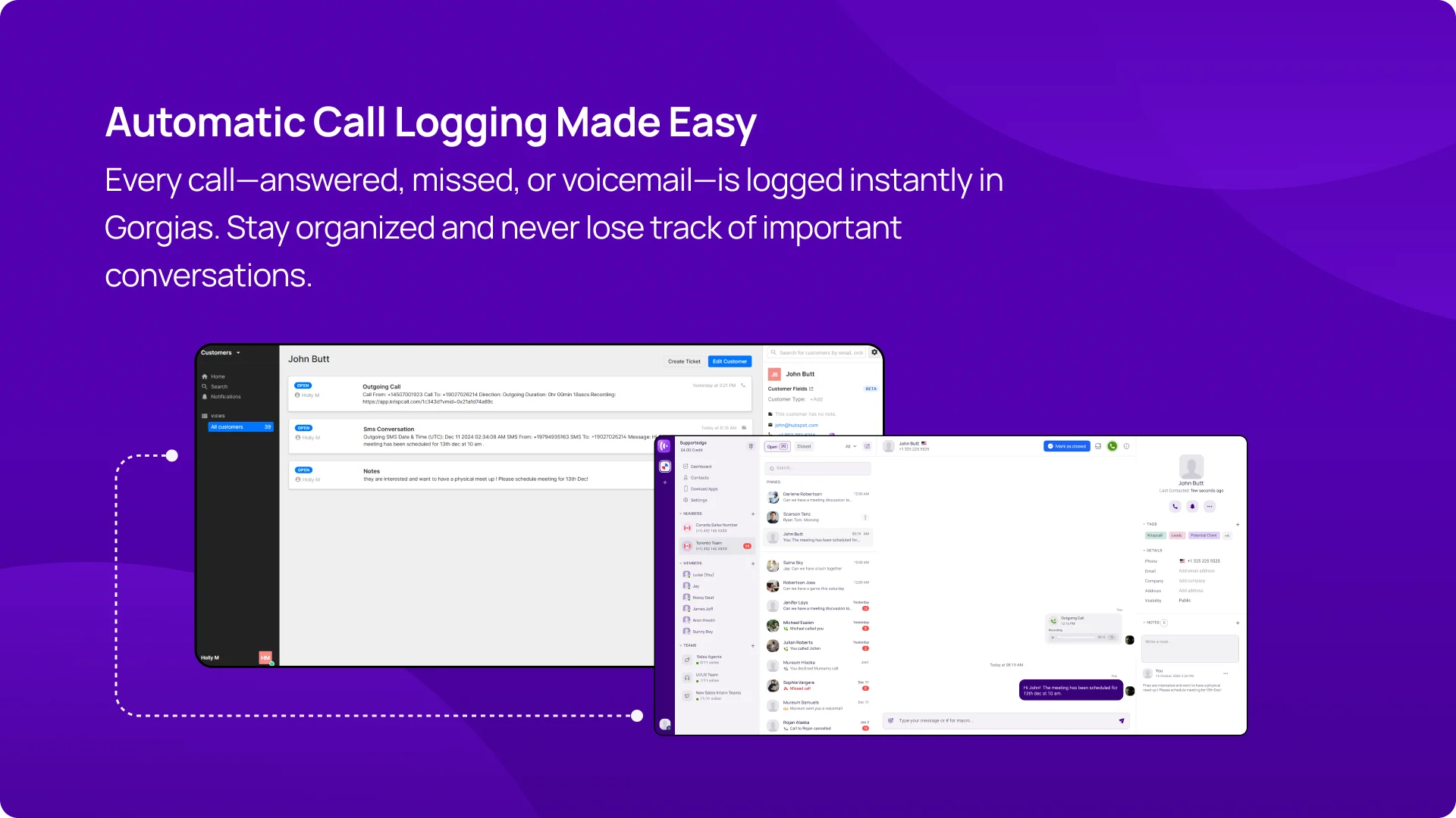 Automatic Call Logging Made Easy