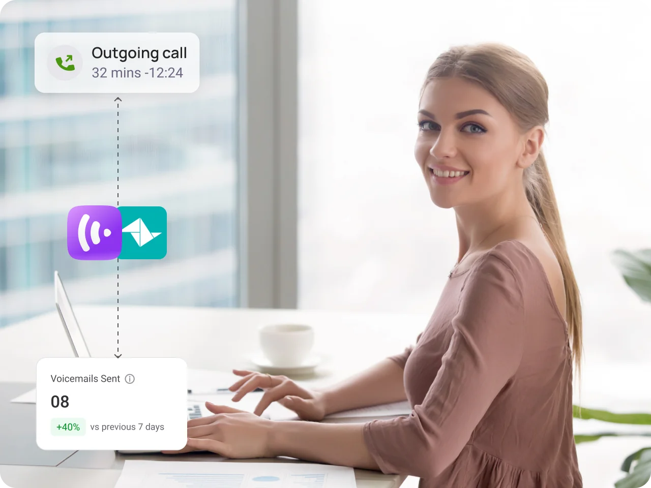 Click-to-call feature enables agents to make calls quickly with just one click.