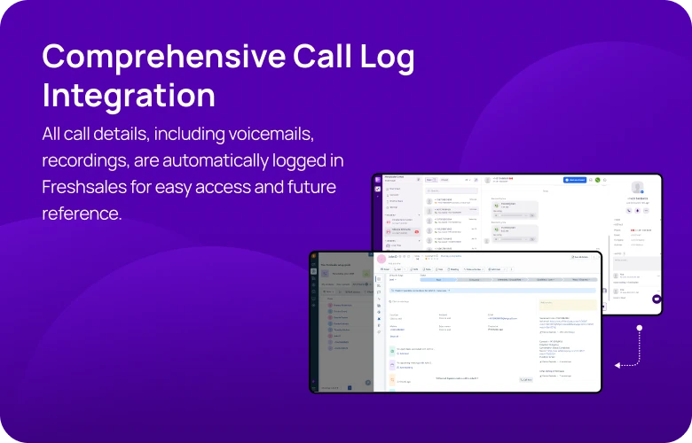 Comprehensive Call Log Integration KrispCallxFreshsales respo img