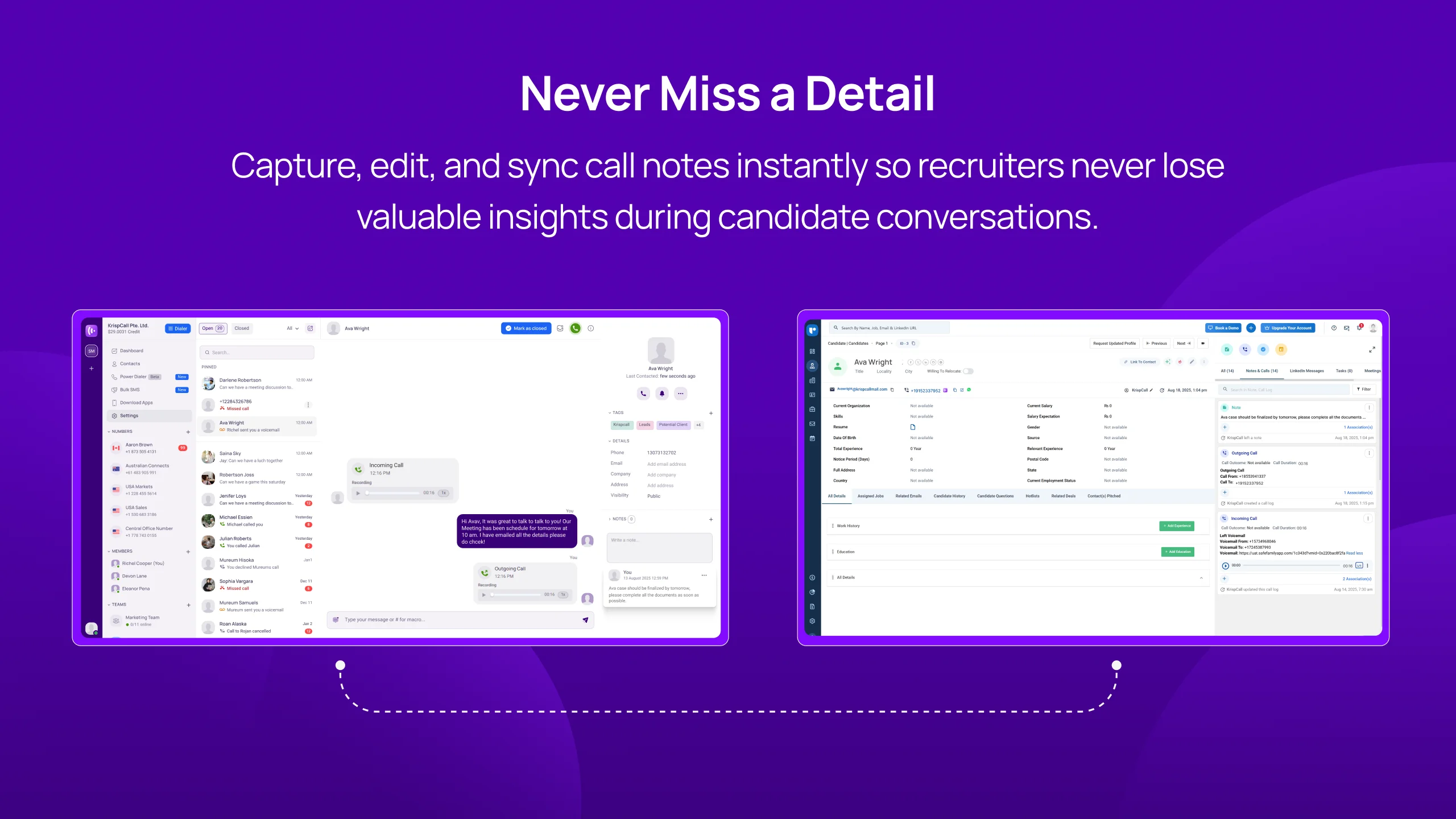 desktop Recruit CRM Integration Overview4
