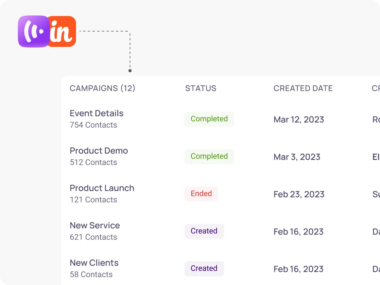 Enables marketers to track customer interactions directly in Insightly for better campaign targeting.