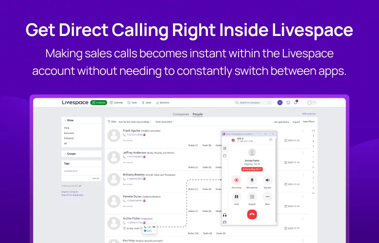 Get Direct Calling Right Inside Livespace slider mob img