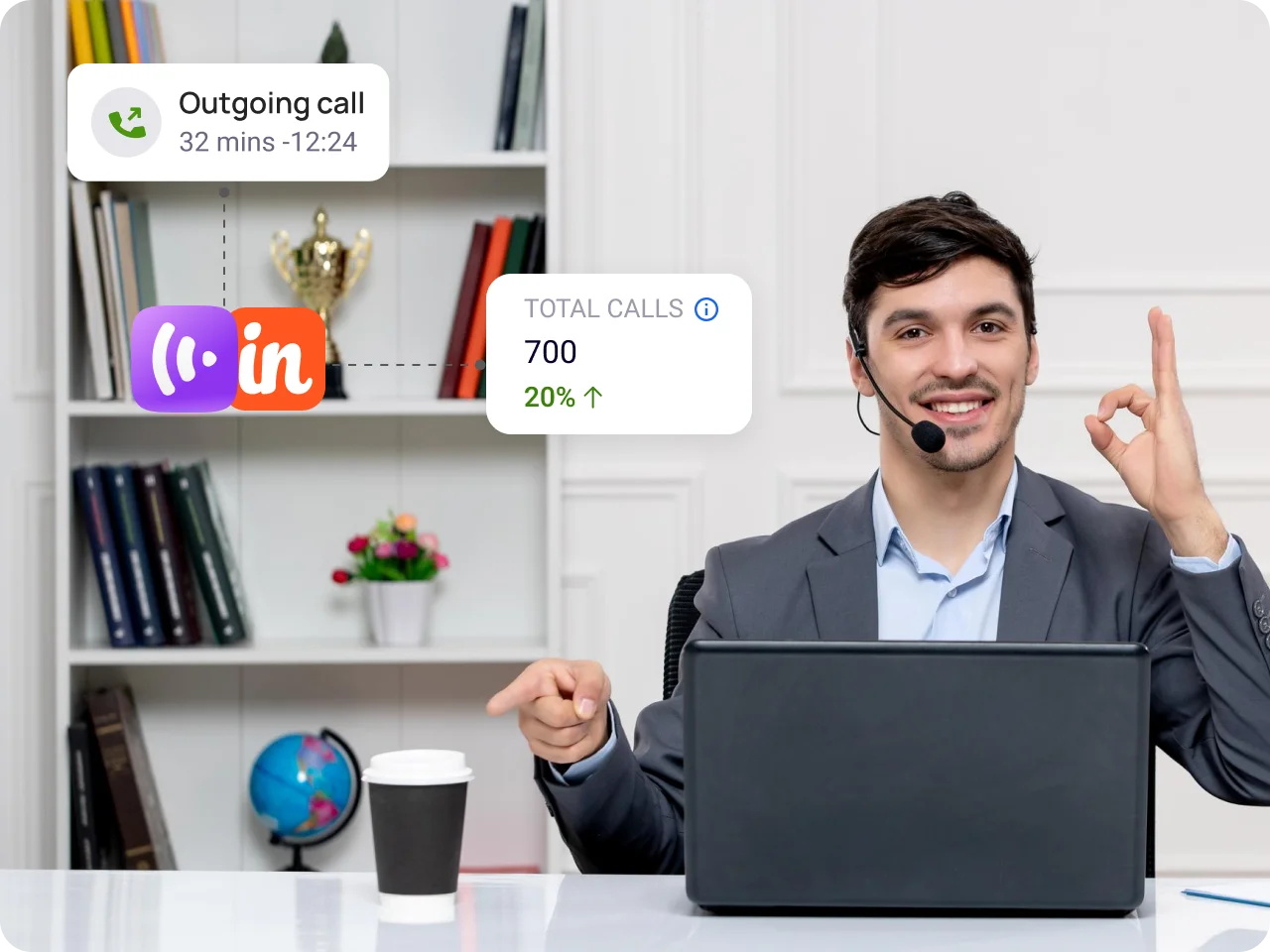 Integration allows sales reps to access customer data and conversation history directly from the CRM.