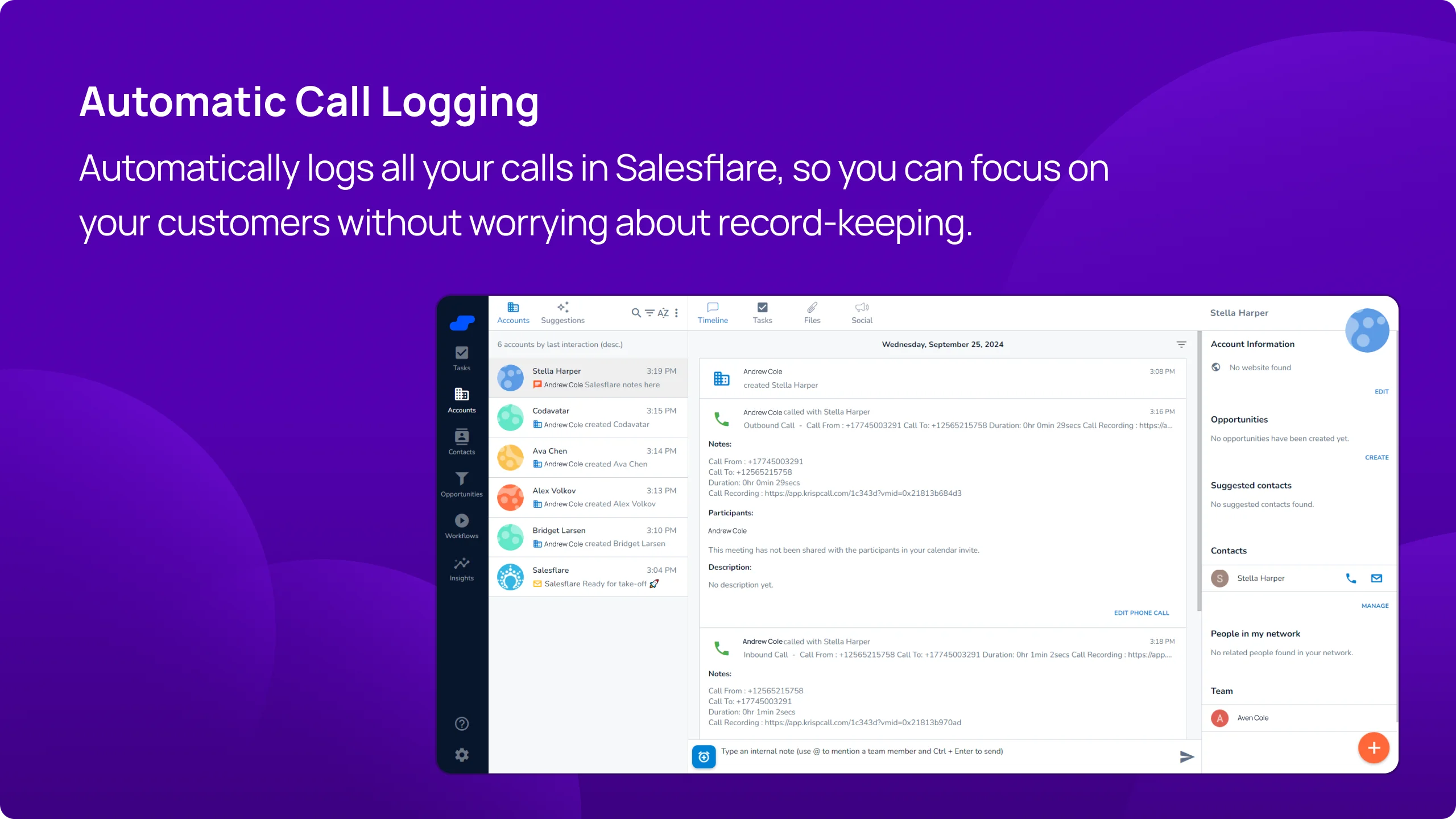 KrispCall x Salesflare integrate (2)