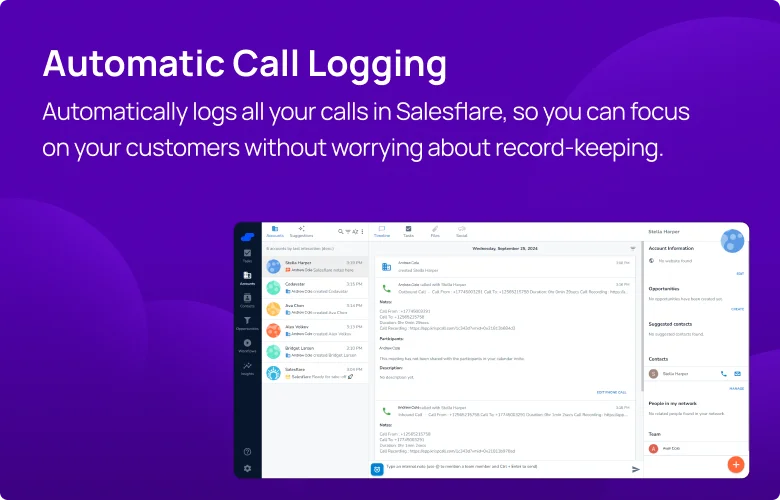 KrispCall x Salesflare integrate mobile (2)