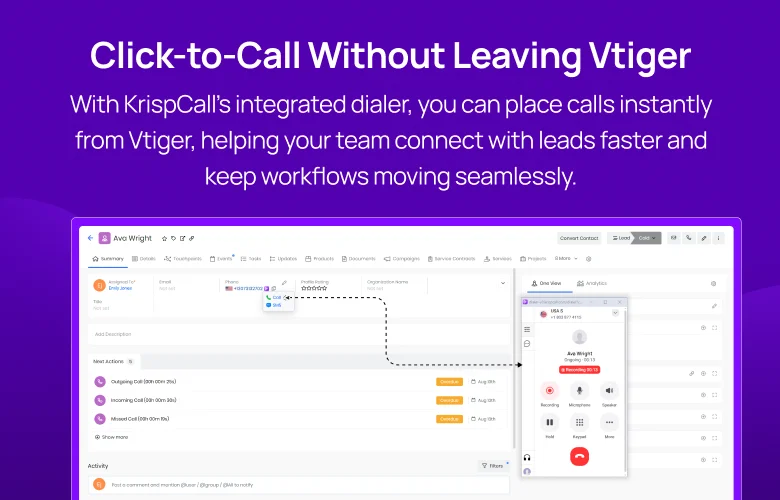 mobile Vtiger Integration Overview1