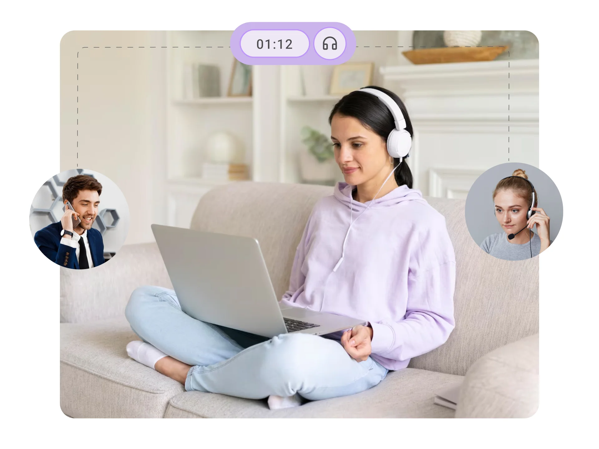 Monitor Performance Of Agents & Quality of Service Provided With Call Listening