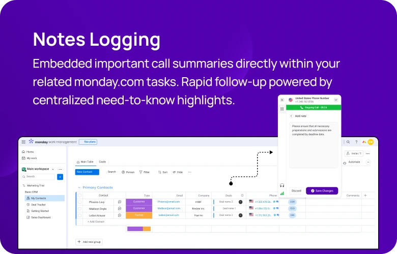 Note Logging KrispCallxmonday.com respo img