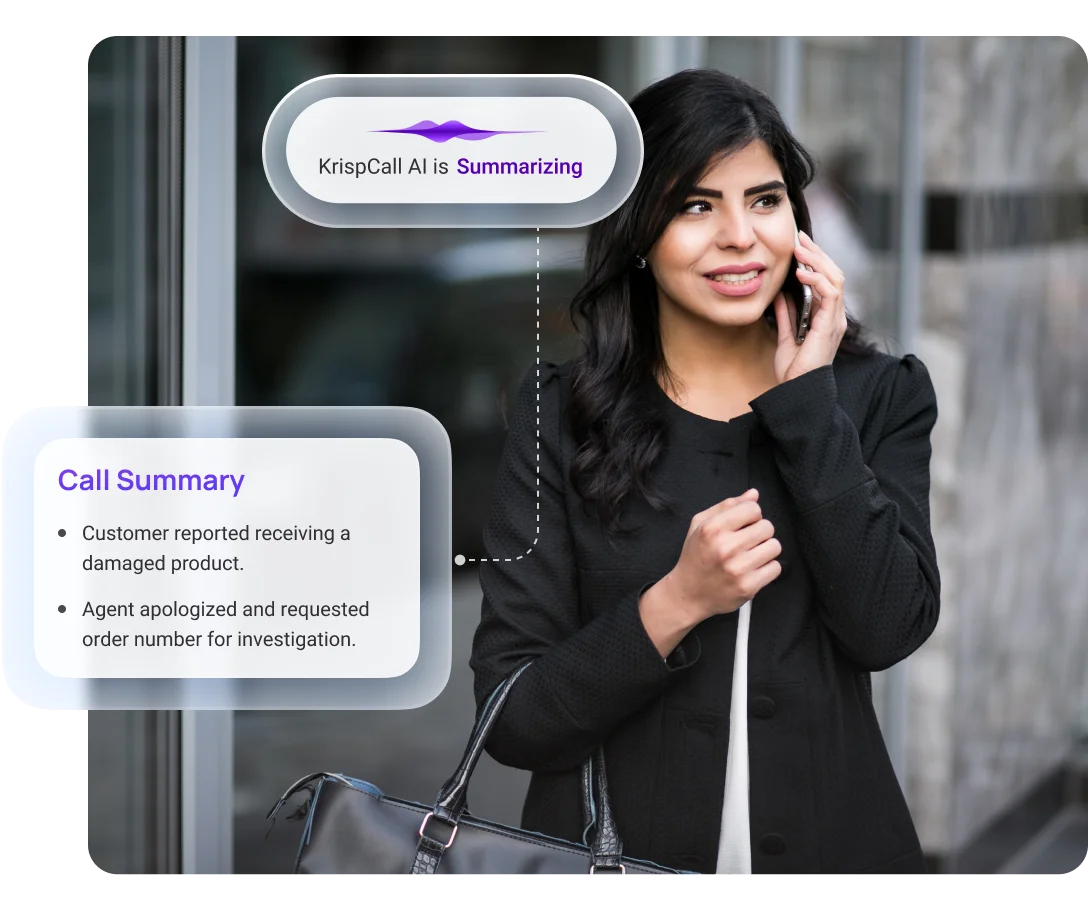 Quick Capture Key Information Using Phone Call Summary
