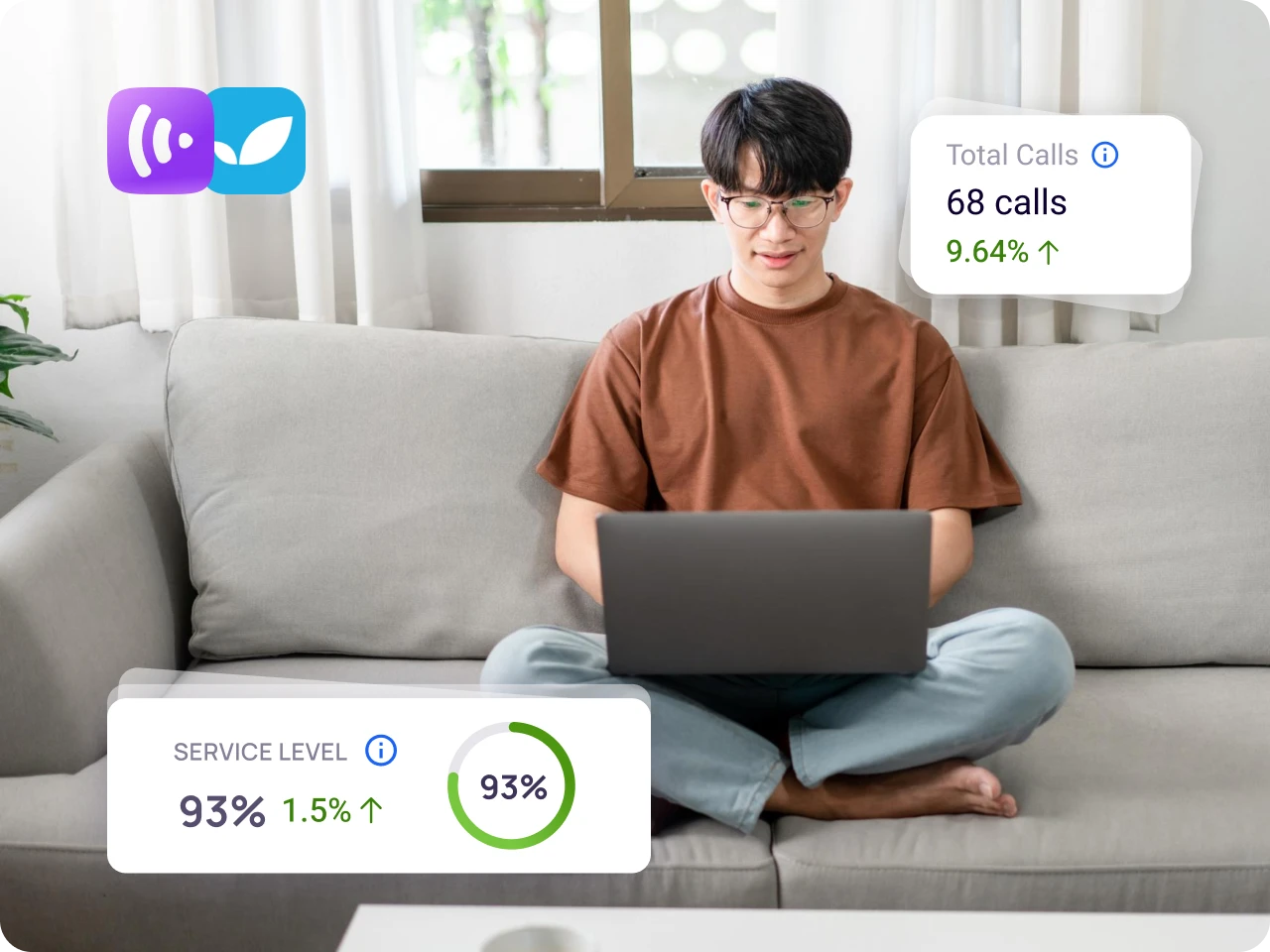Remote Team KrispCallxApptivo img