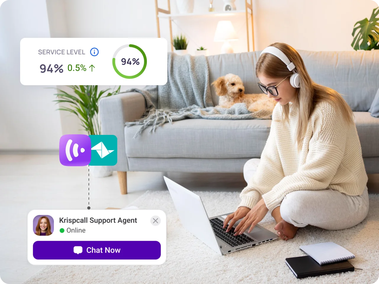 Seamless communication and access to call logs, notes, and documents from any location.