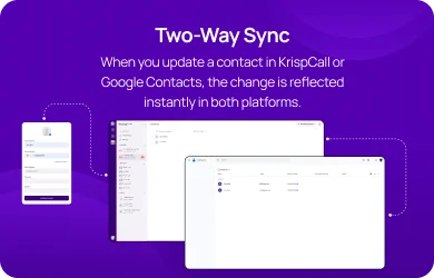 Two-Way Sync google contact