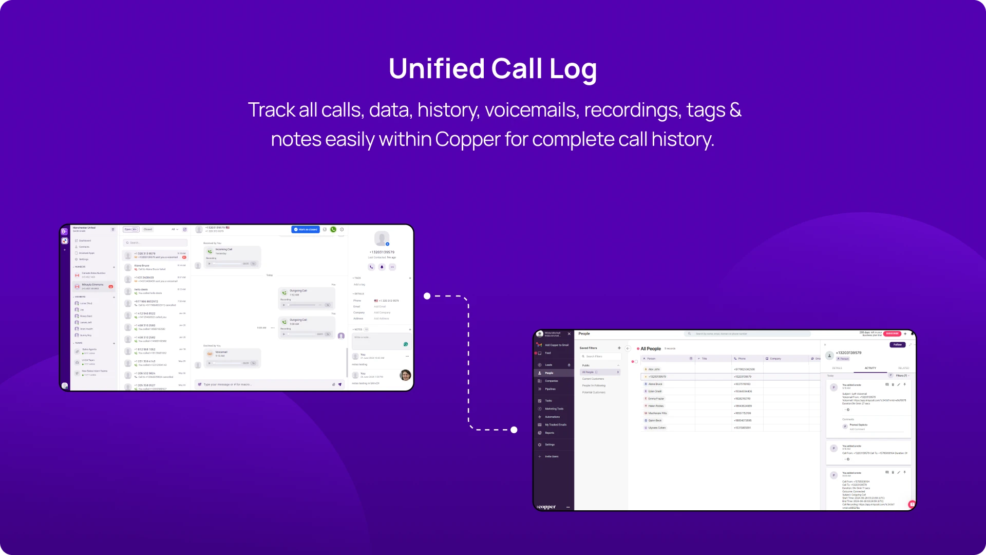 Unified Call Log KrispCallxCopper img