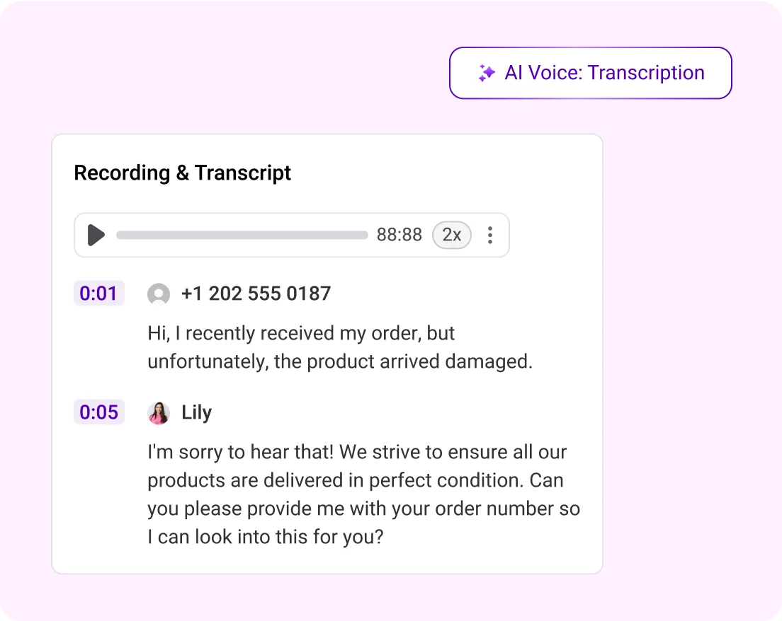 What is Call Transcripting